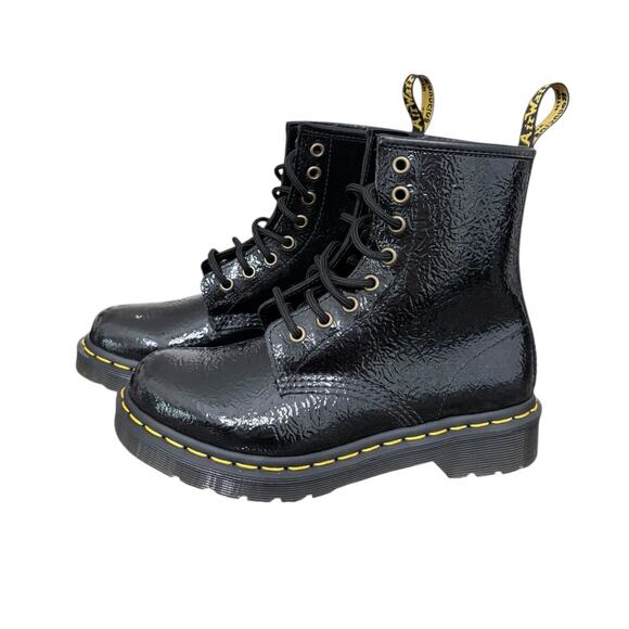 NEW! Dr. Martens 1460 Women's Distressed Patent Leather Boots - Size 5 - Picture 4 of 7